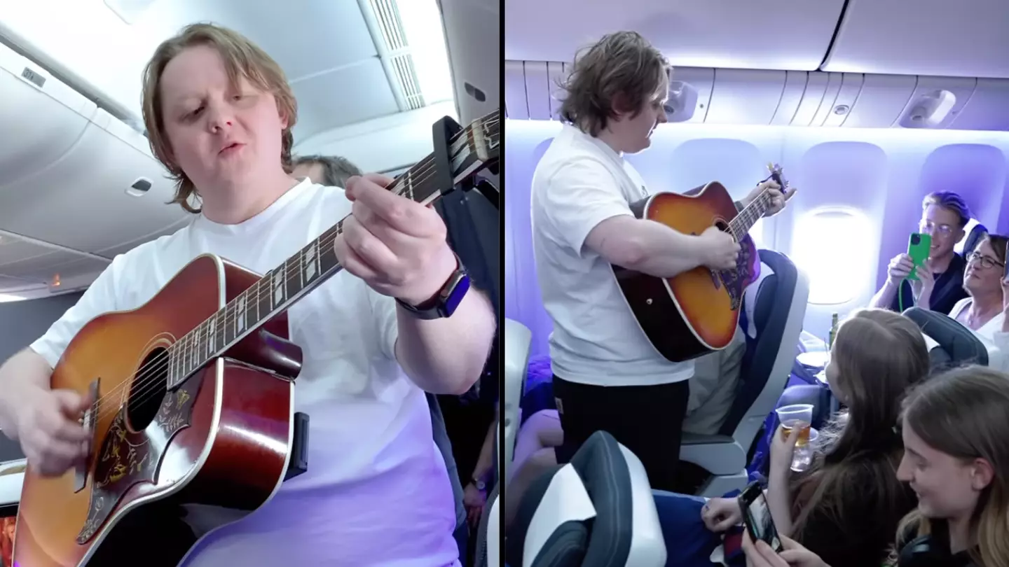 Lewis Capaldi serenades stunned travellers with impromptu concert at 35,000 feet