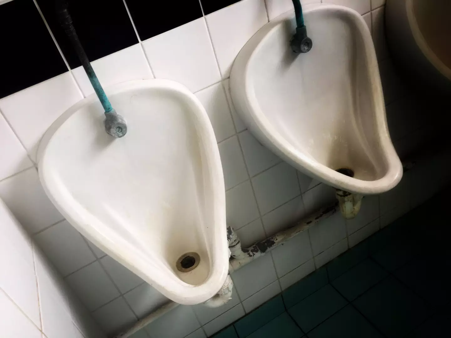 Some Reddit users have been left baffled over a pub's toilet design.