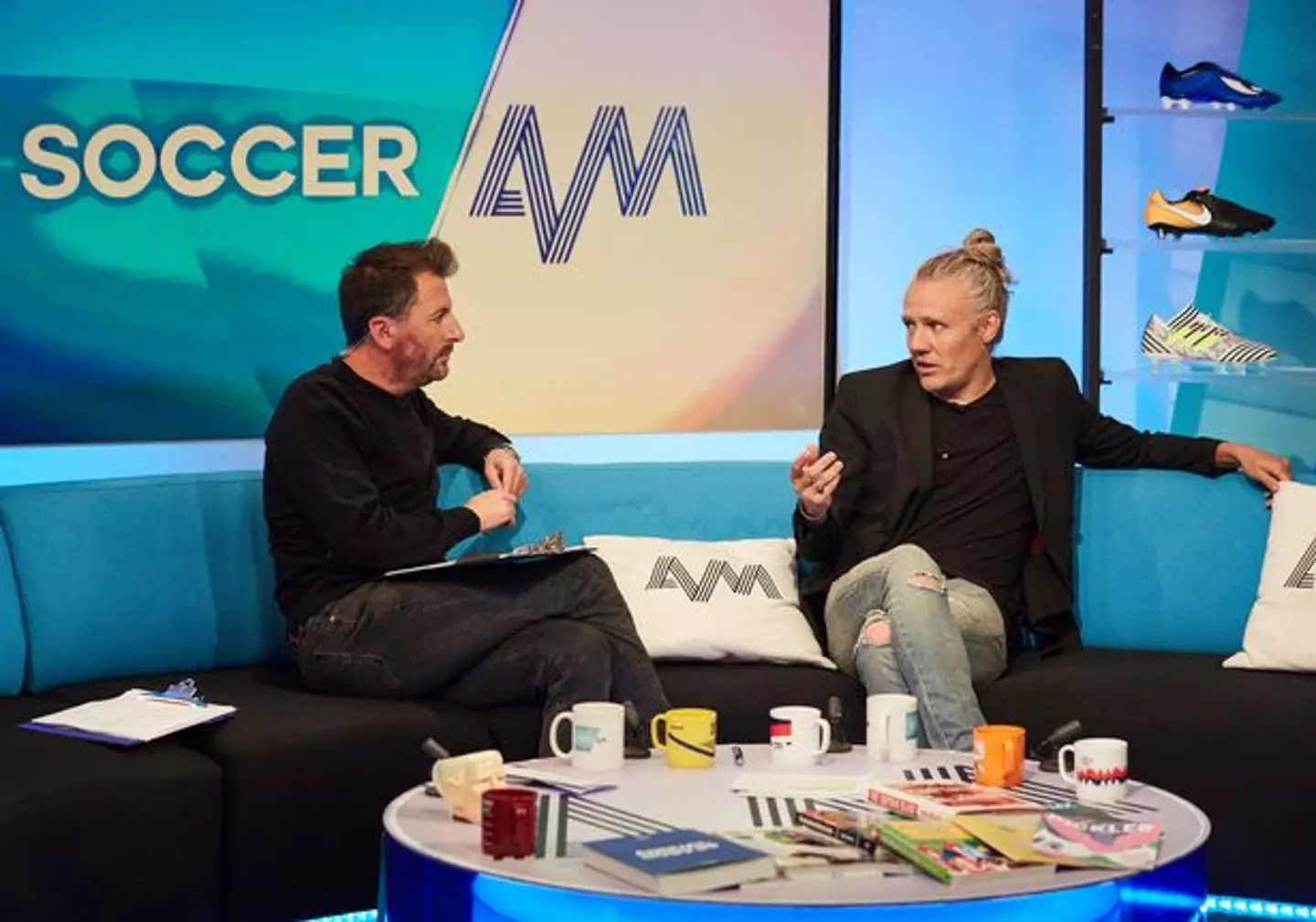 Current presenters John 'Fenners' Fendley and Jimmy Bullard.