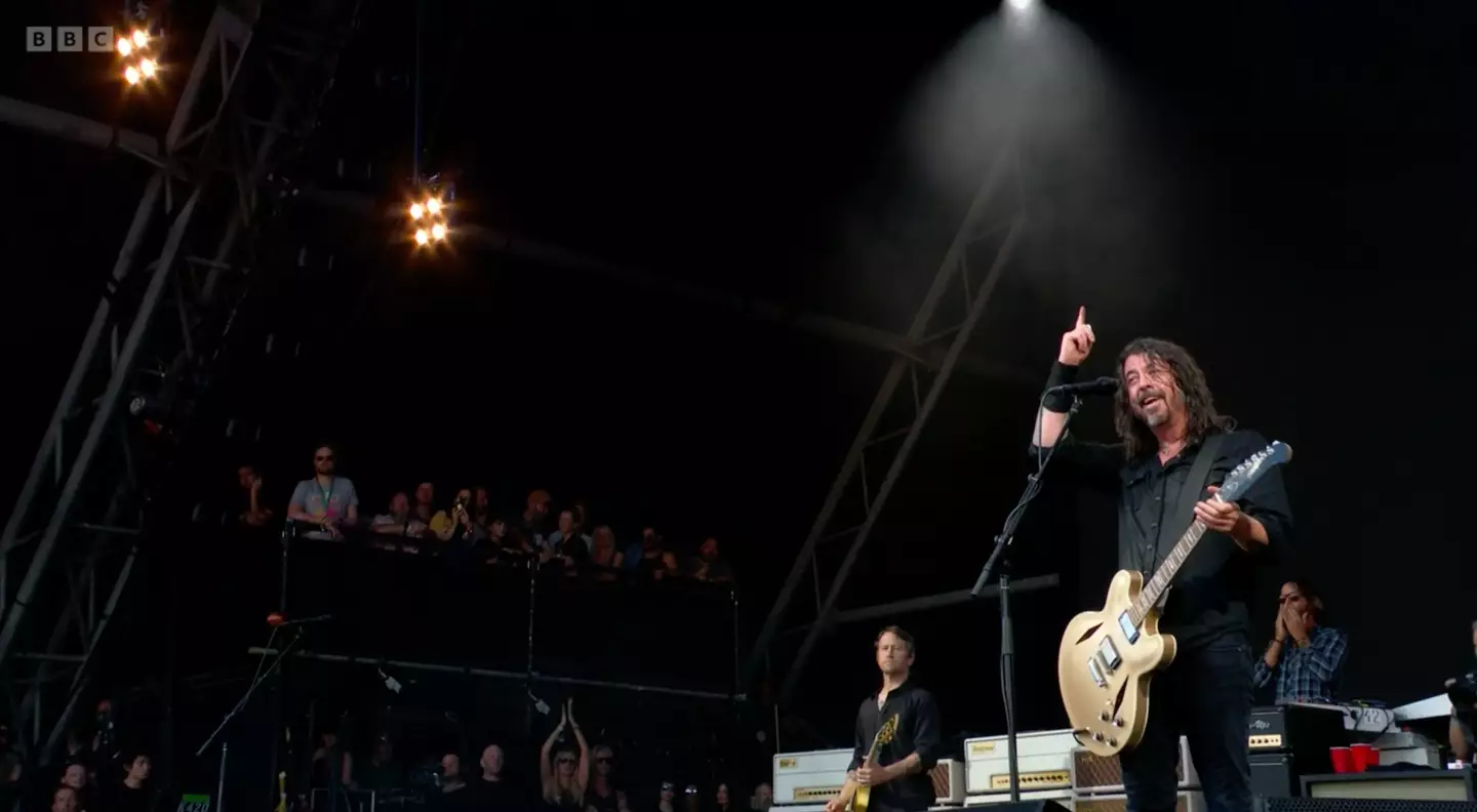The Foo Fighters surprised Glastonbury with their appearance.