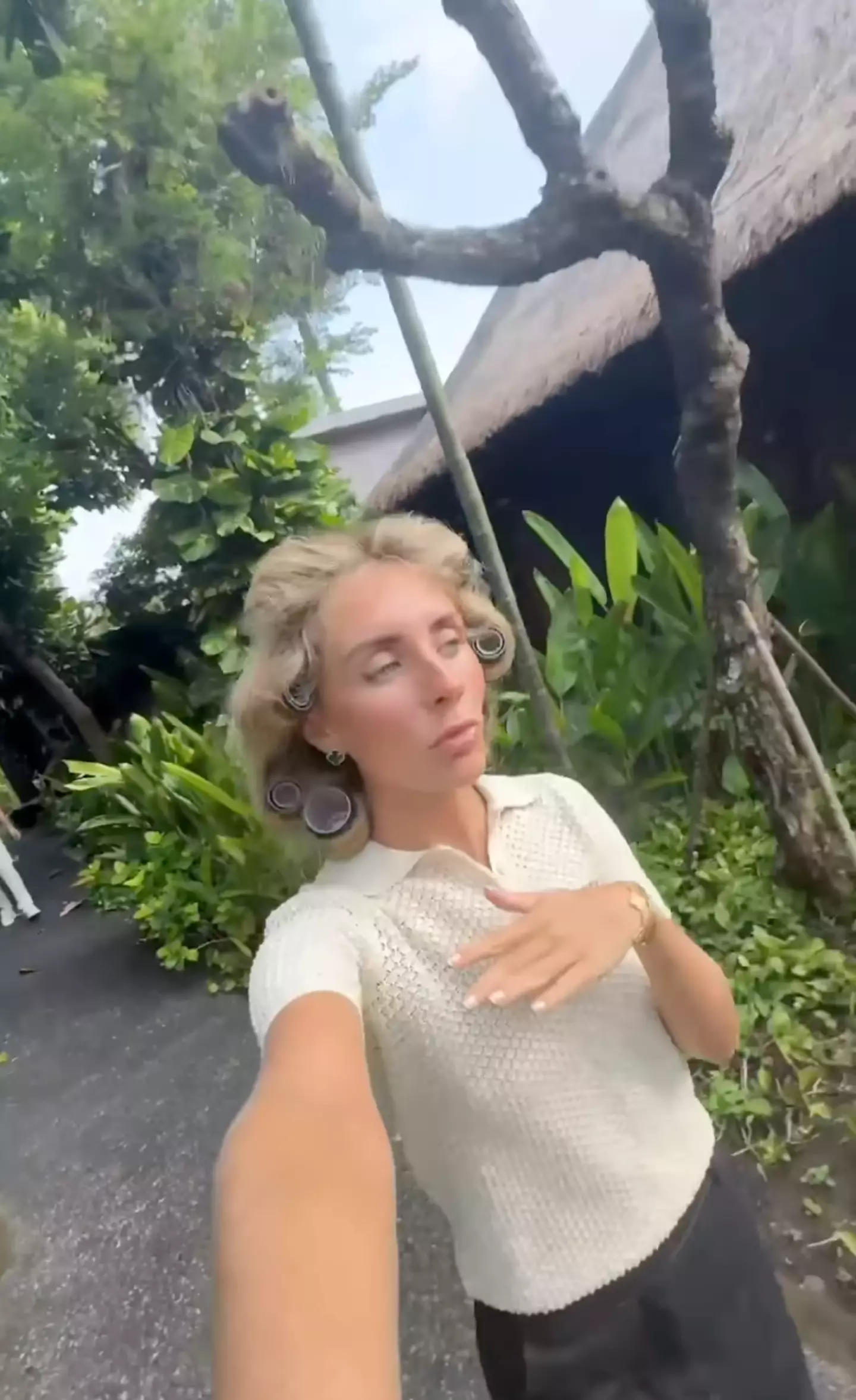 She shared a 'get ready with me' clip. (Bonnie Blue)