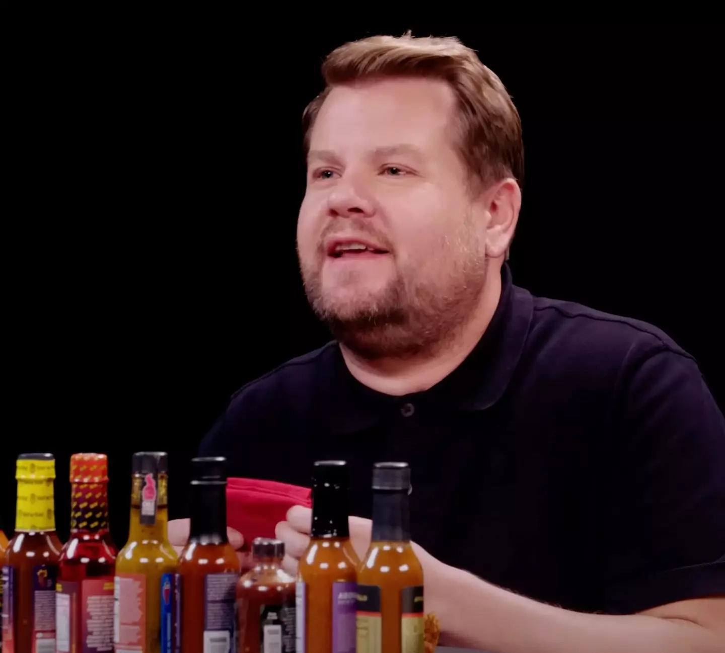 James Corden remembered the scene almost verbatim.