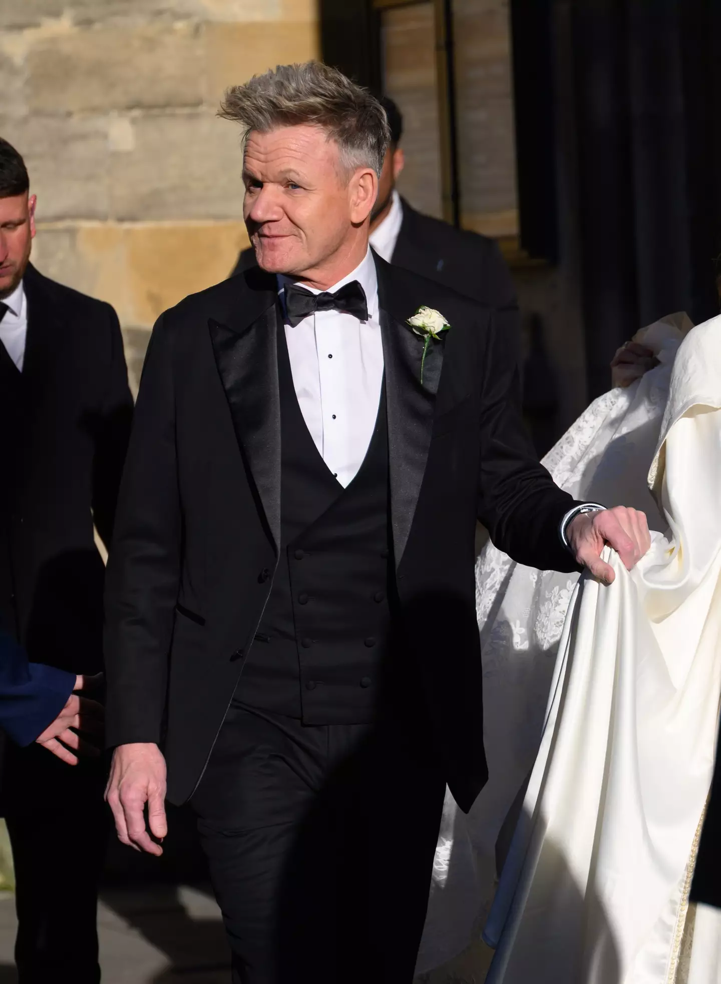 The father of the bride reportedly made a dig at the swimmer's parents in his speech (Karwai Tang/WireImage)