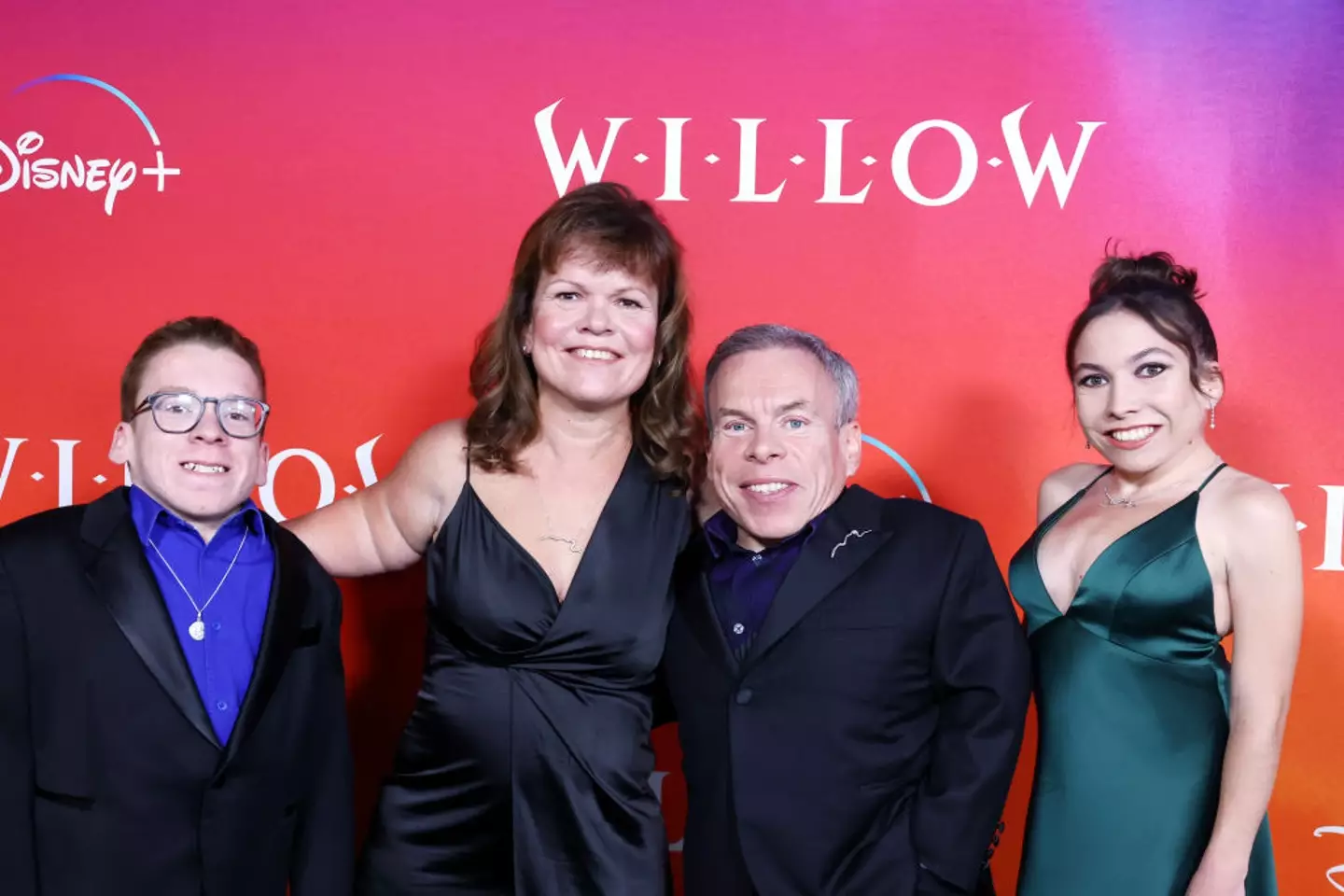 Warwick Davis' wife Samantha has passed away at the age of 53, with their children Harrison and Annabelle issuing a heartbreaking statement. (Tommaso Boddi/Variety via Getty Images)