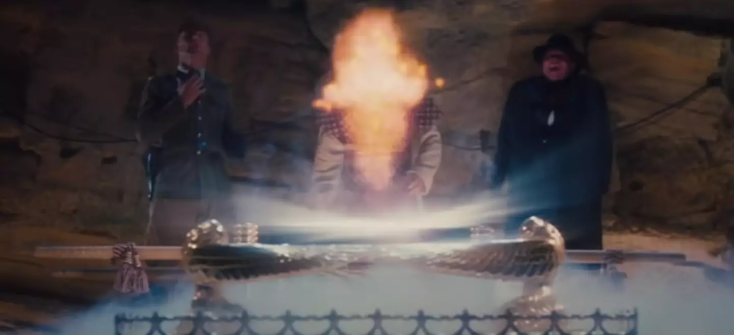 When the Ark was opened in the film, it didn't end well.