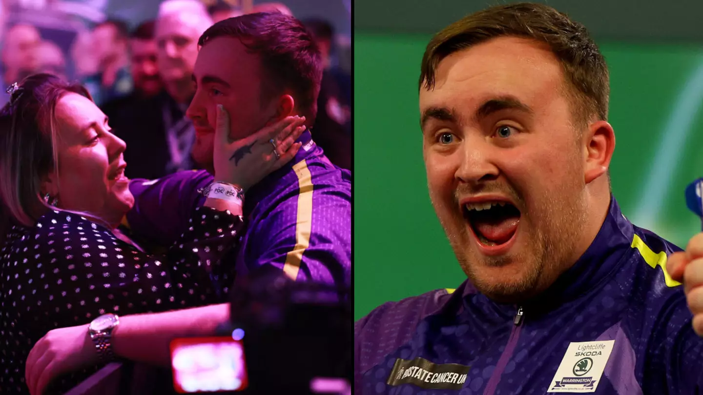 16-year-old darts champion Luke Littler had emotional three word celebration to mum after winning £35,000