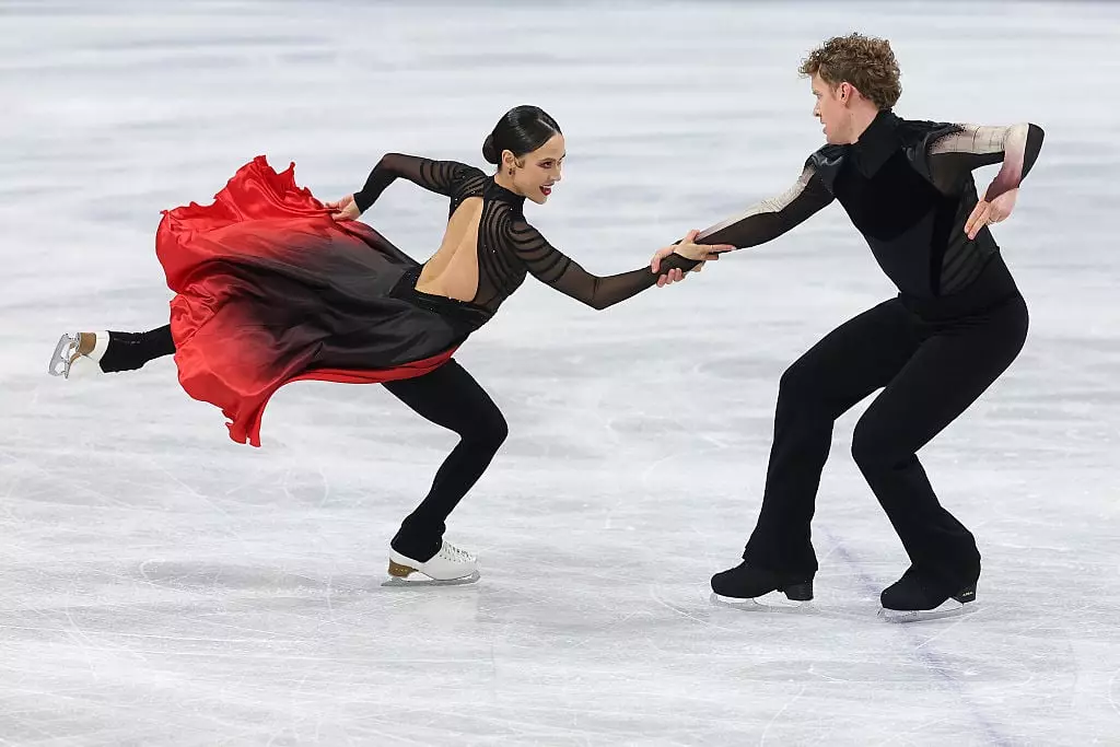 Madison Chock and Evan Bates placed second after completing what was believed by many to be a perfect routine (Jamie Squire/Getty Images)