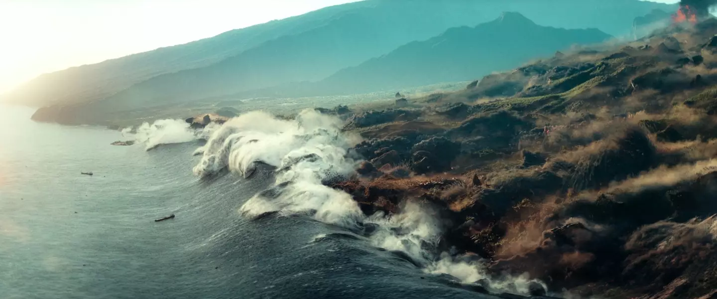 Expect plenty of epic disaster sequences in the four-part series (Netflix)