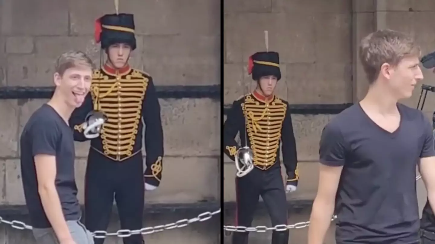 Armed police forced to step in to warn tourist after he makes Queen’s Guard storm off