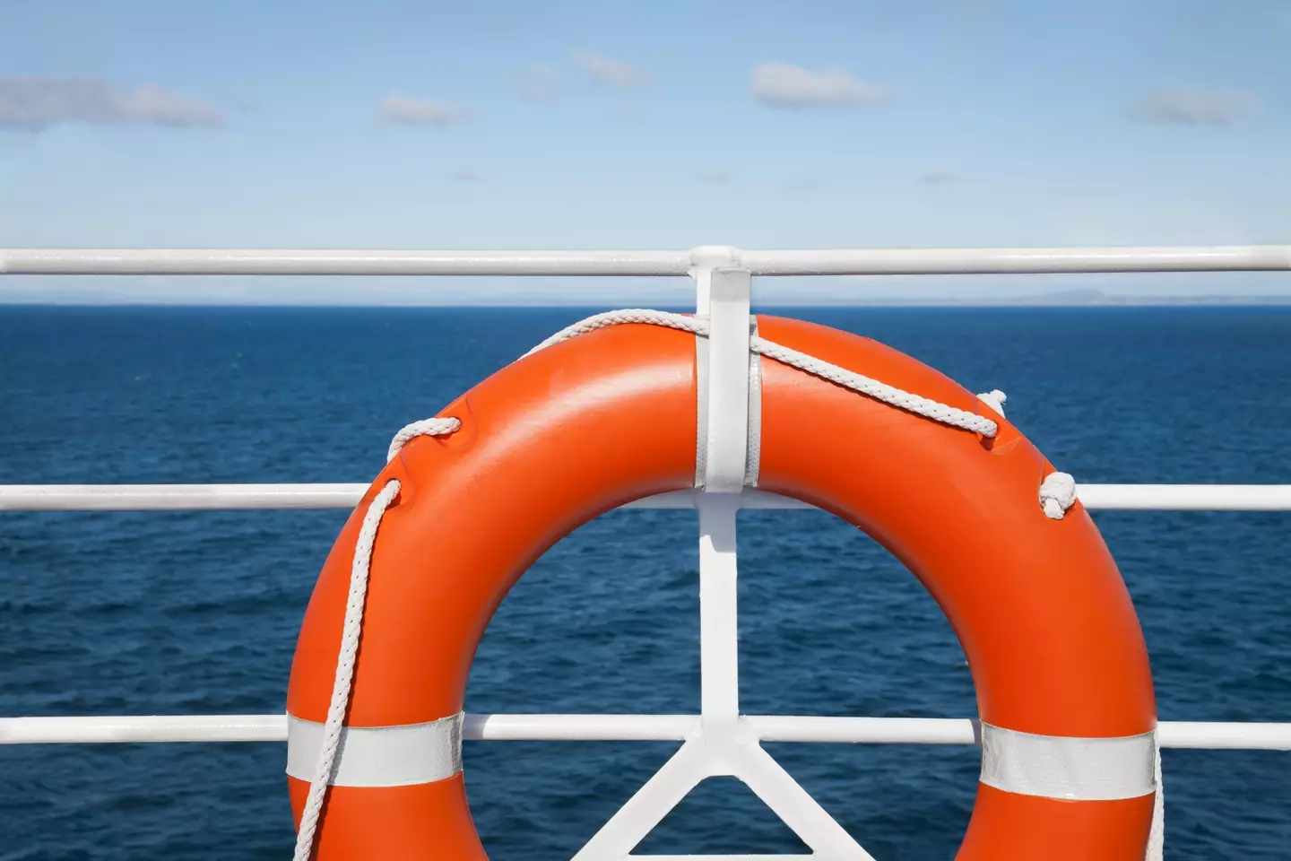 Once the crew know someone is overboard they'll log the location. (Getty Stock Photo)