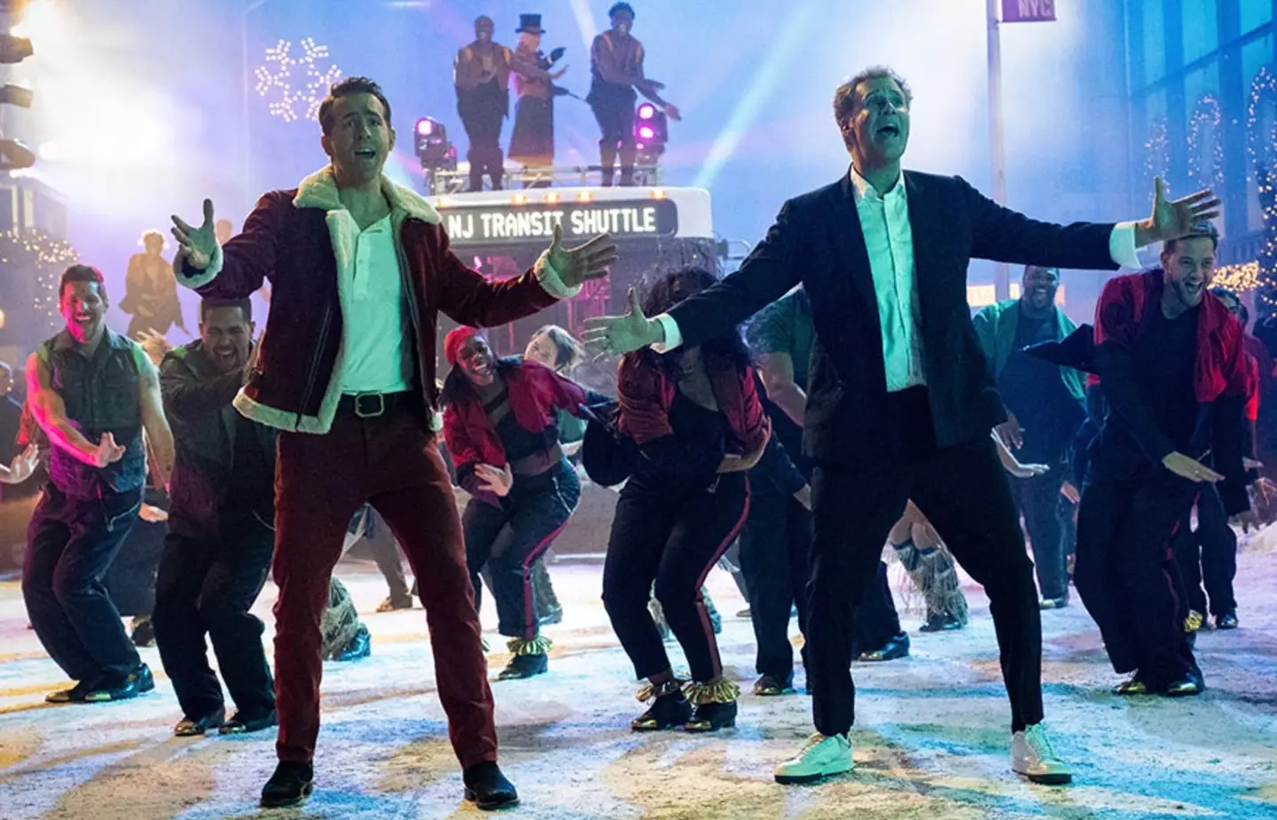 Spirited has full-blown musical numbers.