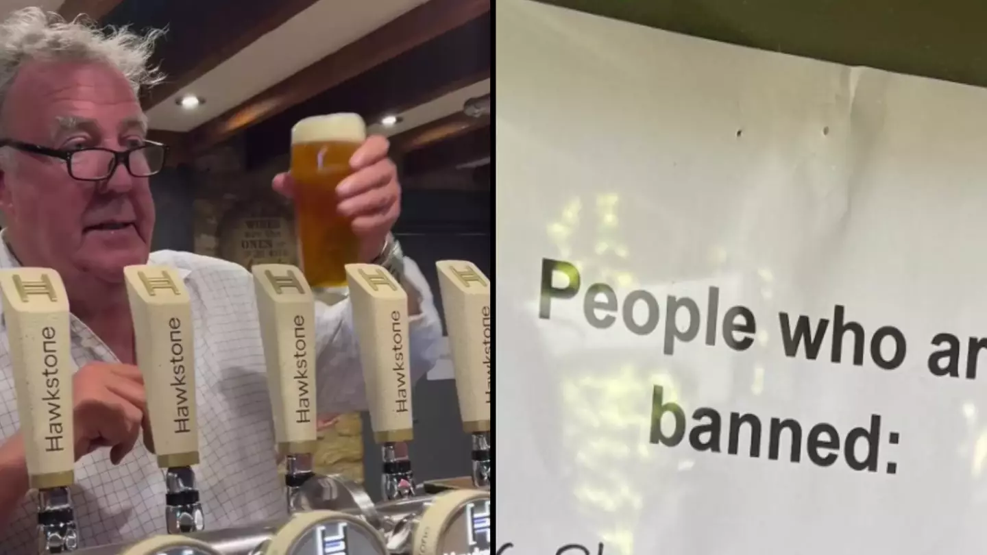 Jeremy Clarkson has banned two celebrities from new pub and he's revealed list of who's not allowed