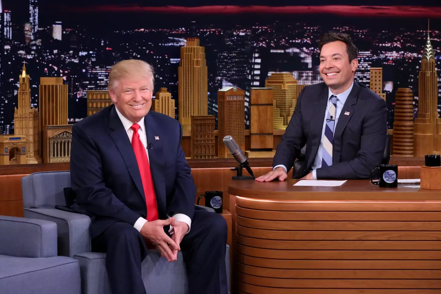 The President hinted that Fallon is also on the chopping block (Andrew Lipovsky/NBCU Photo Bank/NBCUniversal via Getty Images via Getty Images)