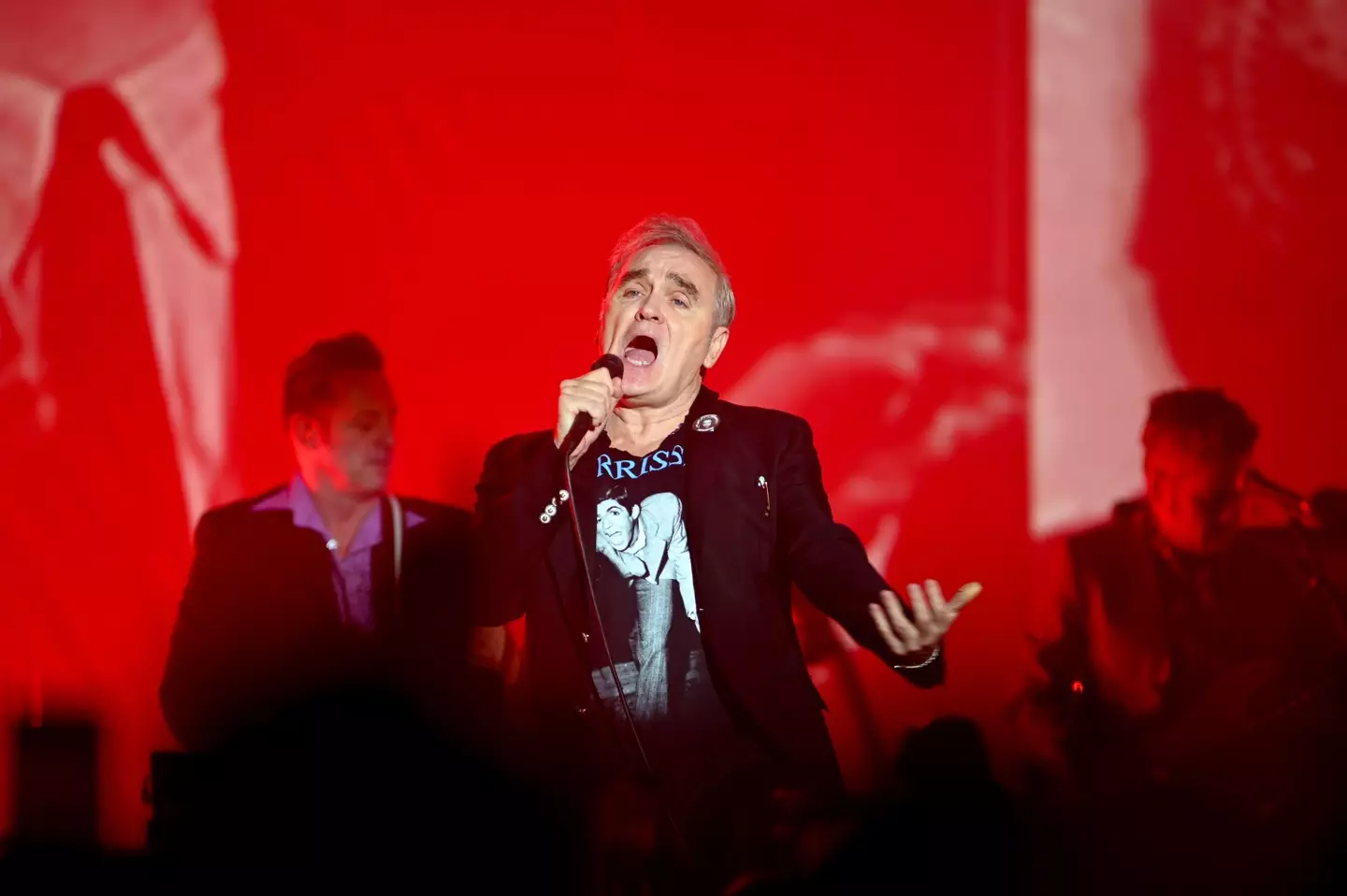 Morrissey performing earlier this year.