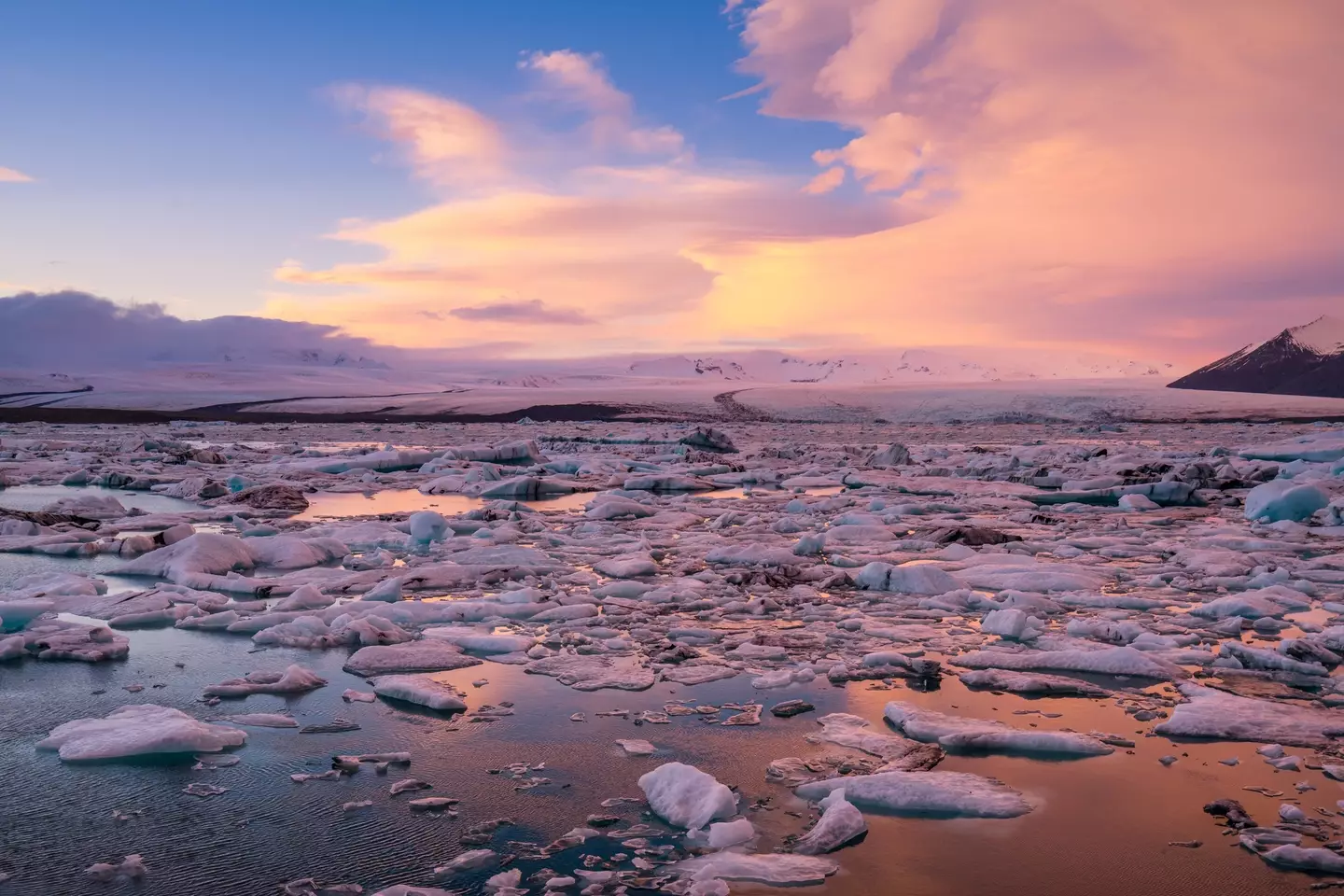 The ice caps continuing to melt is not a good sign (Getty Stock Image)