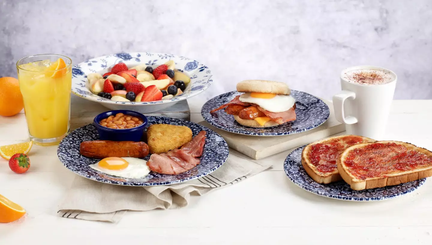 An artist's interpretation of a Wetherspoons breakfast spread (JD Wetherspoon)