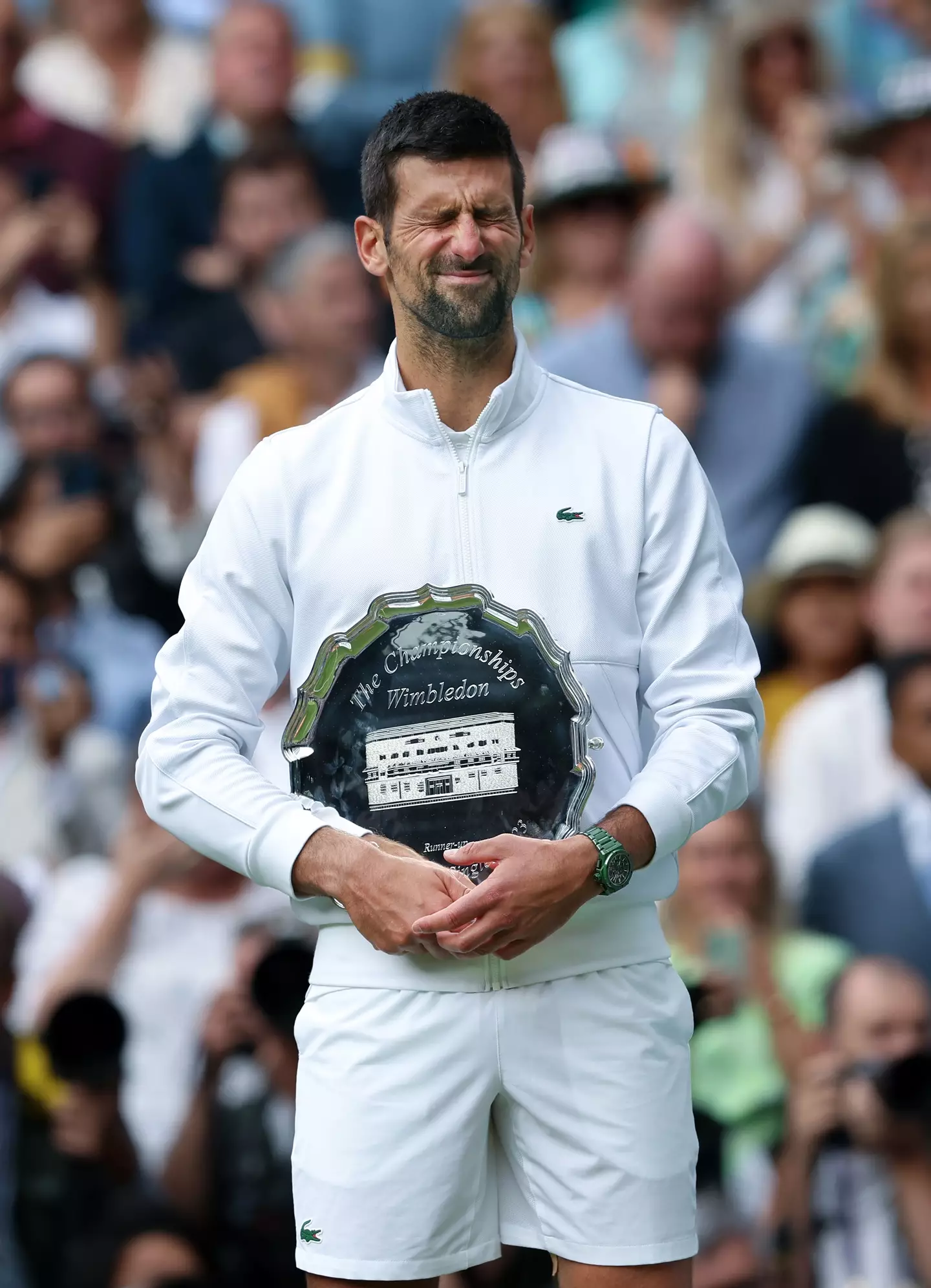 That face you make when you're beaten by someone who was born the same year you turned pro.