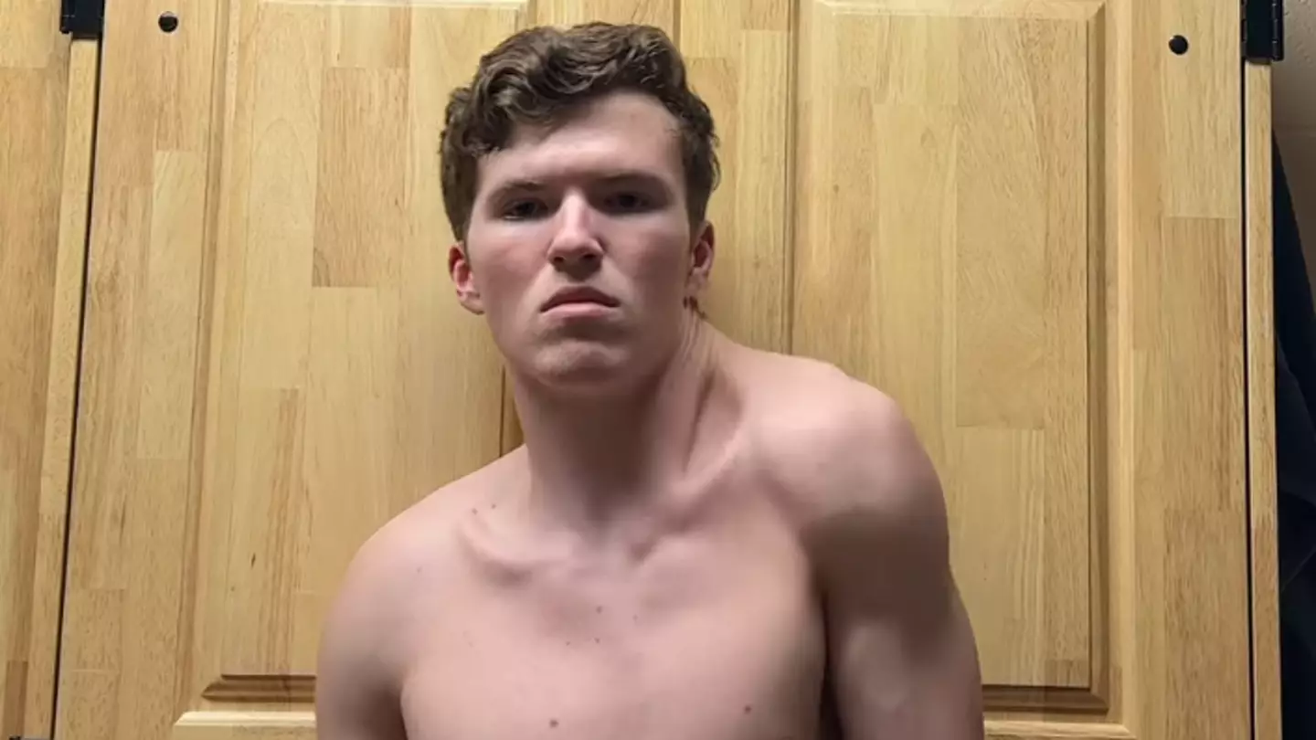 Lad who spent months only training one trap has also been getting jacked in one leg
