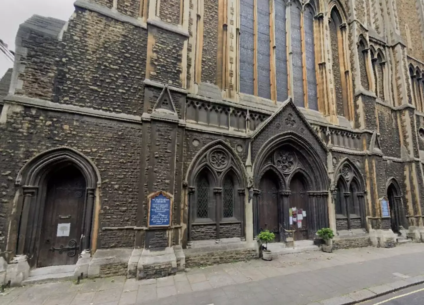 The teacher's body was found in St Matthew's in London.