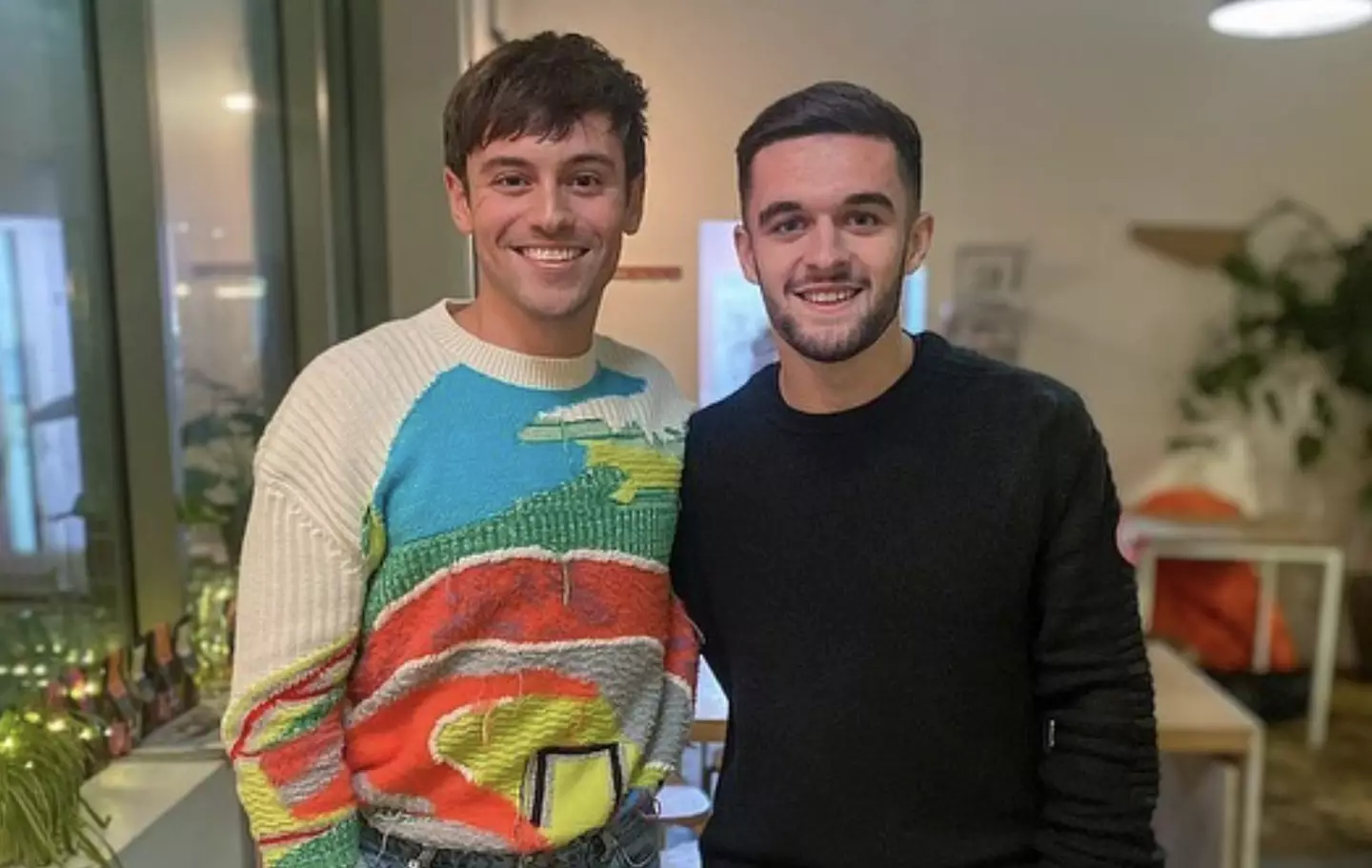 Jake Daniels has previously said diver Tom Daley was one of several sports starts who inspired him to come out.