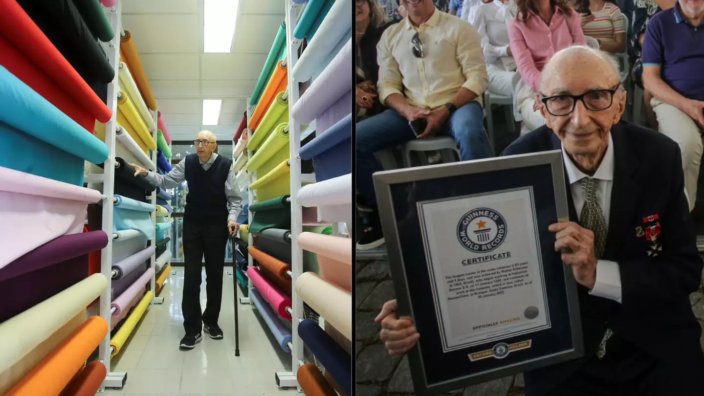100-Year-Old Bloke Sets Guinness World Record For Staying In One Job The Longest