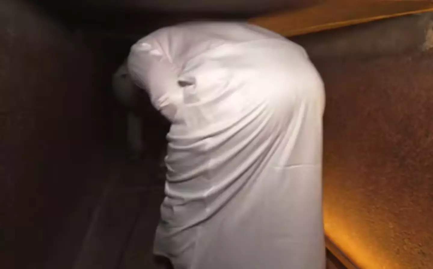 The tour included navigating tight spaces (YouTube/IShowSpeed)