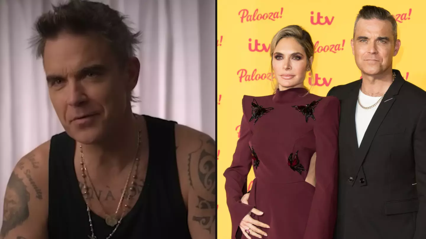 Robbie Williams compared having sex with his wife to 'eating a tangerine'