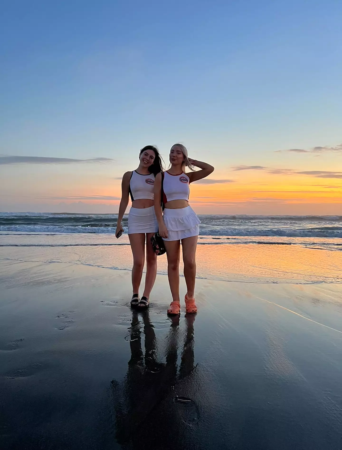 Cara and Abbi still made sure to have a good holiday. (Kennedy)