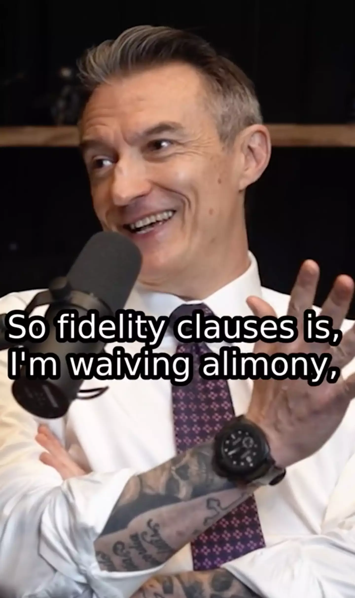 The divorce lawyer recommended not to include fidelity and sunset clauses in your pre-marriage agreements.