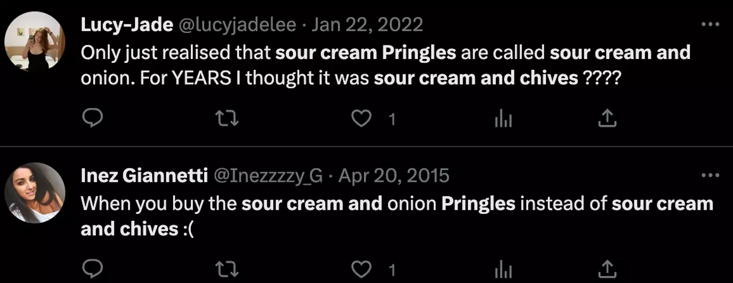 The apparent name change of the Pringles has left social media users shook.
