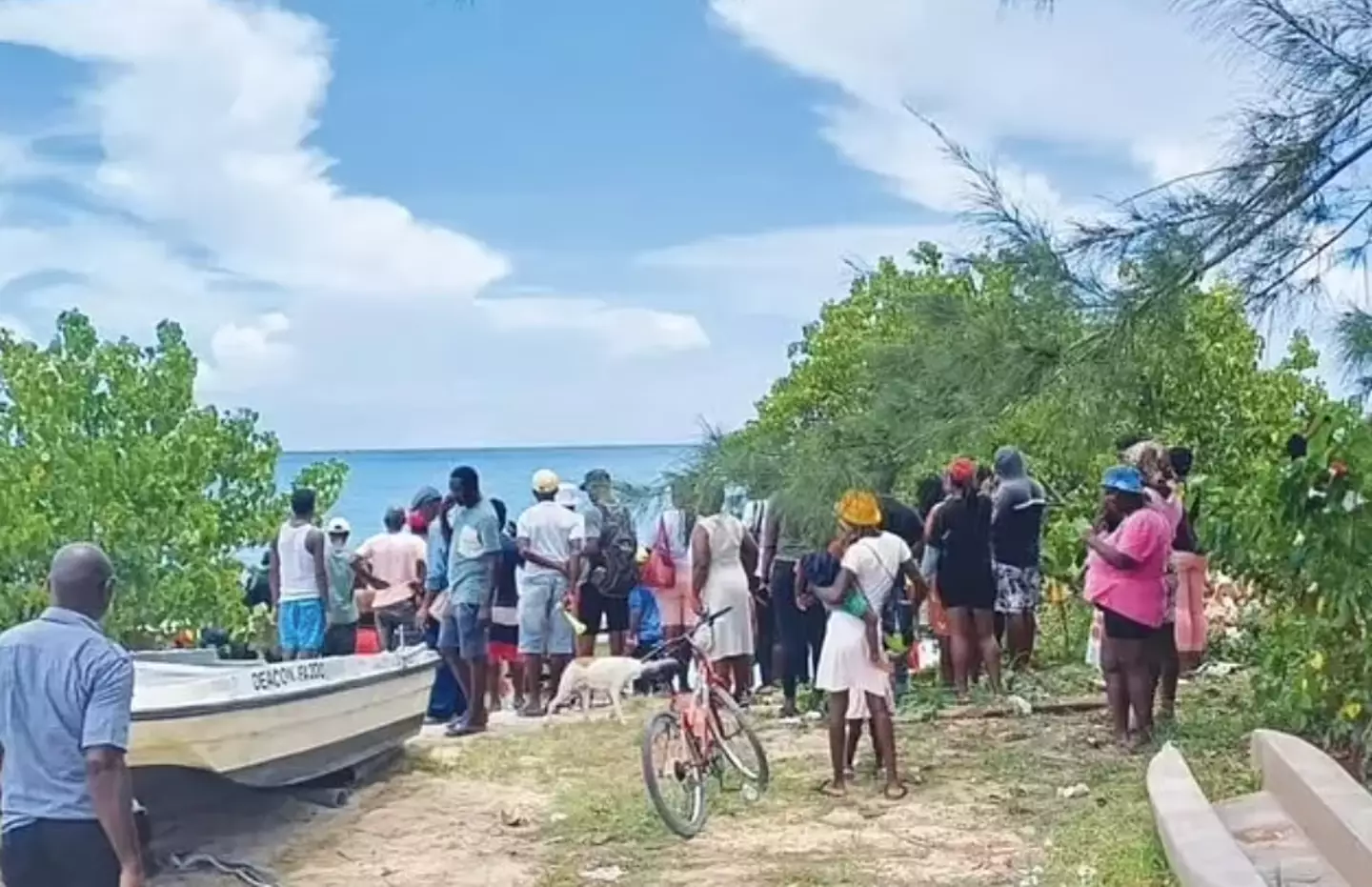 Jahmari was attacked while spearfishing (Handout)