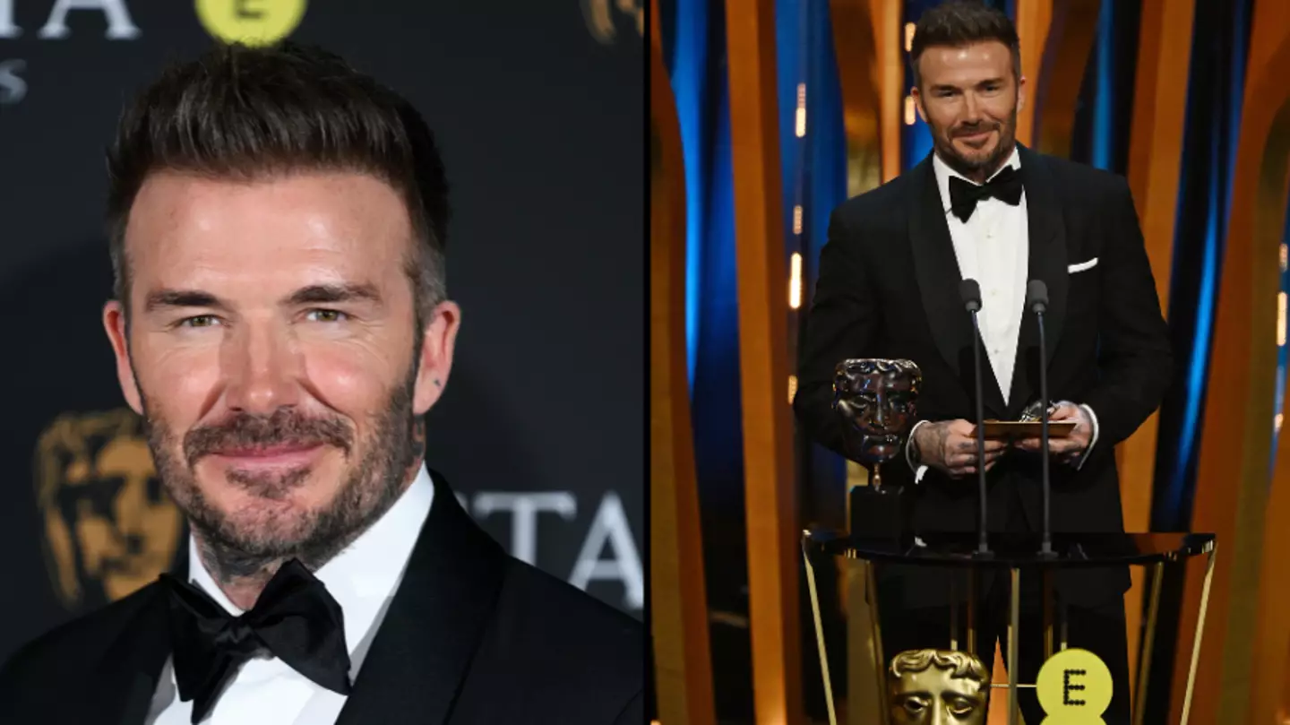 David Beckham slammed for choice of words during Baftas speech