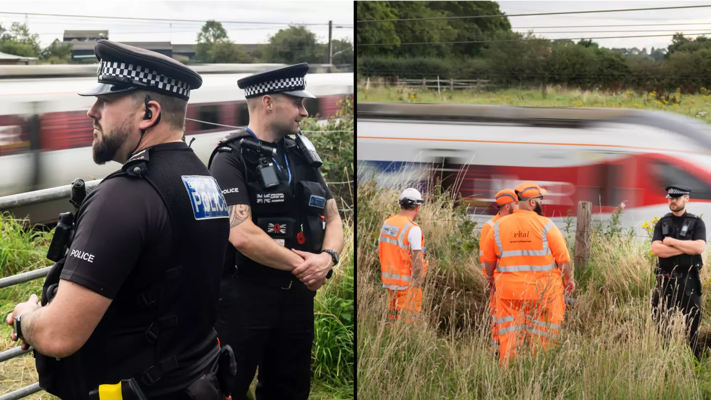 Hero police officer dies after being hit by train while helping man on railway tracks