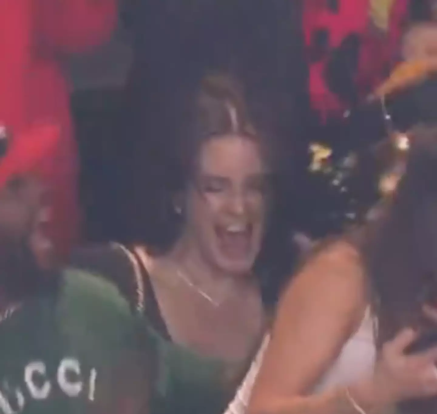 Lana Del Rey was seen celebrating the Chiefs' win with Taylor and other celebs.