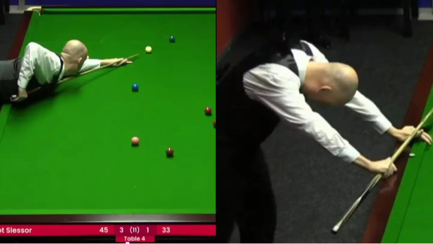 Snooker player commits most bizarre foul you're ever likely to see at UK Championships