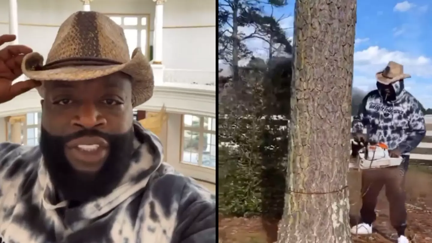 Rick Ross Cut Down His Own Trees After Someone Tried to Charge Him $10,000