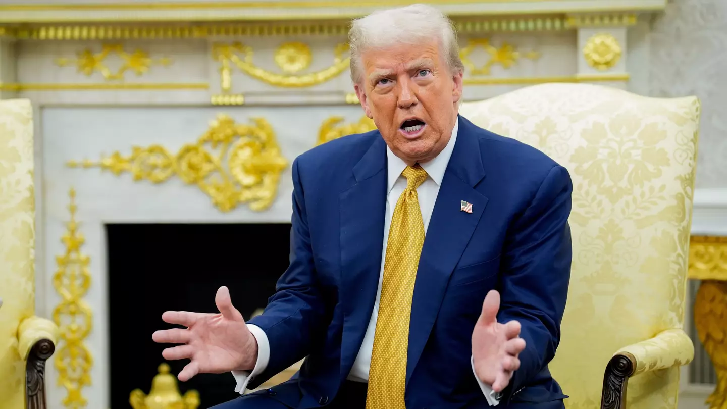 Donald Trump furiously erupts at reporter over 'witch hunt' as he's quizzed on Epstein files