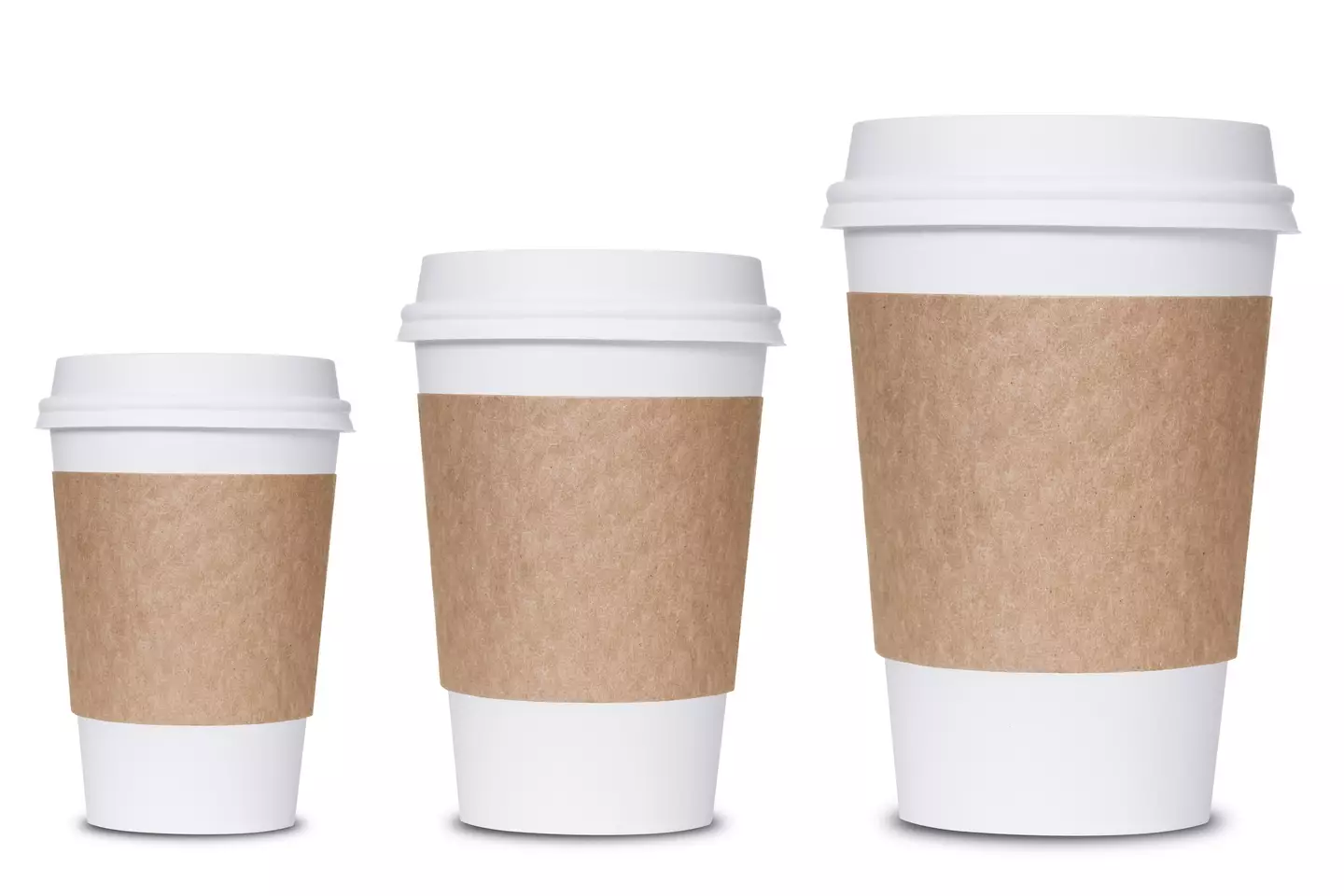 Maybe think twice when you're next choosing which coffee size to go for (Getty Stock Images)