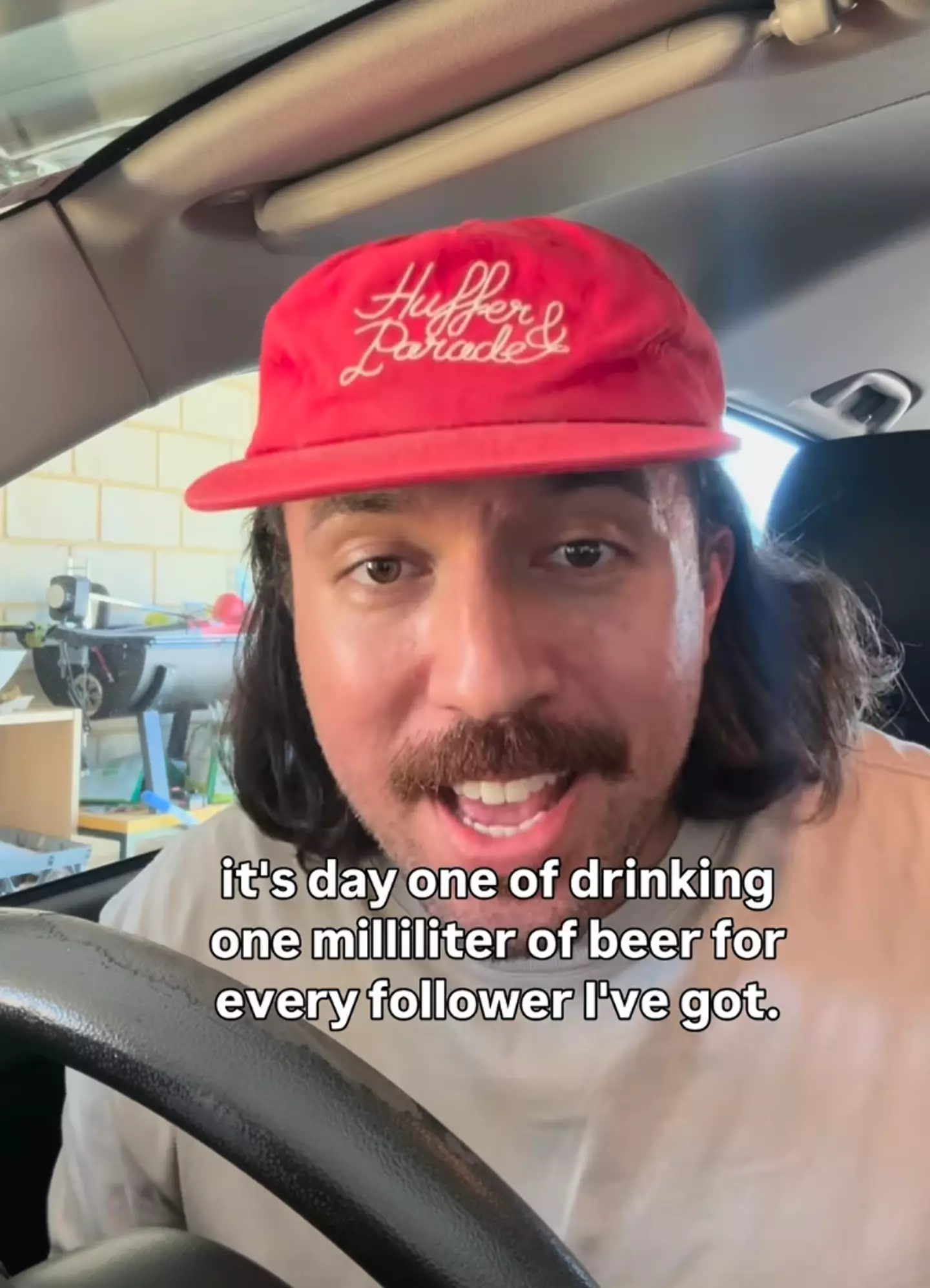 The drinking challenge is set to enter its fourth day, with people worried for the creator's health (Instagram/Joshsysgoods)