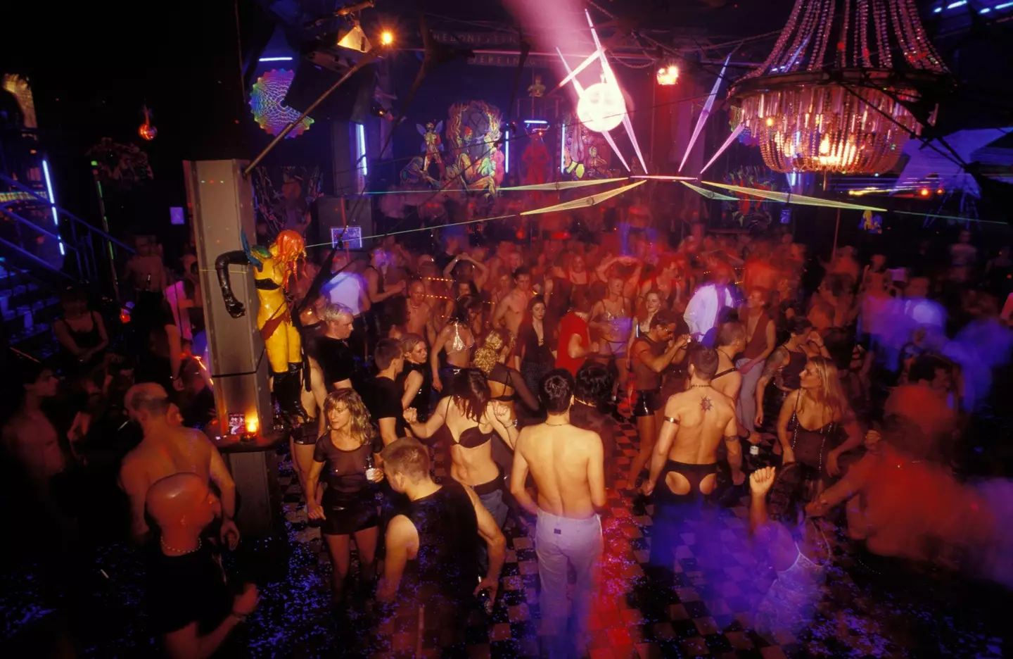 The club enforces strict rules, including a 'dress code' and an 'undress code'.