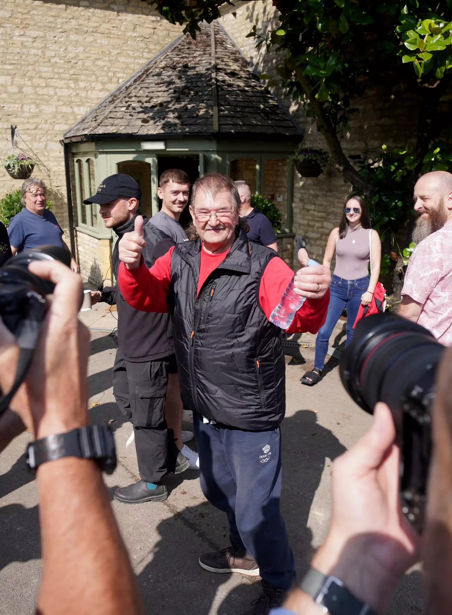 Gerald Cooper arriving for the grand opening (Ben Birchall/PA Wire)