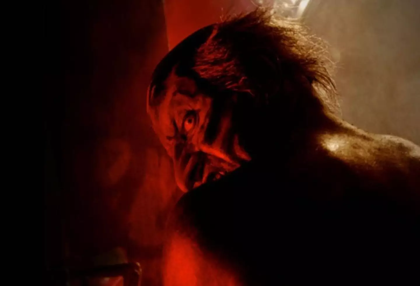 Joseph Bishara played the red faced demon.