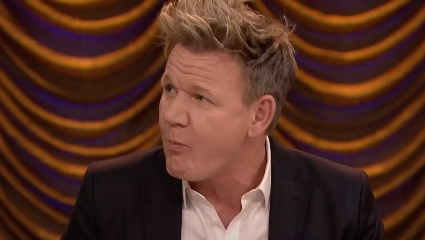 The refined palate of Multi-Michelin star chef Gordon Ramsay is sensitive to s**tty food.