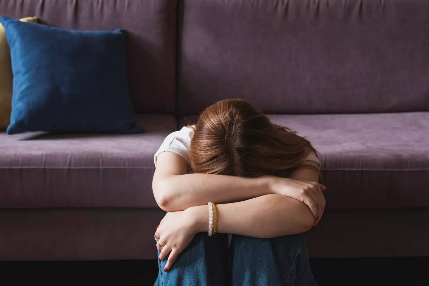 She turned to the internet for advice after her husband grabbed something out of her hands and threw it across the room.