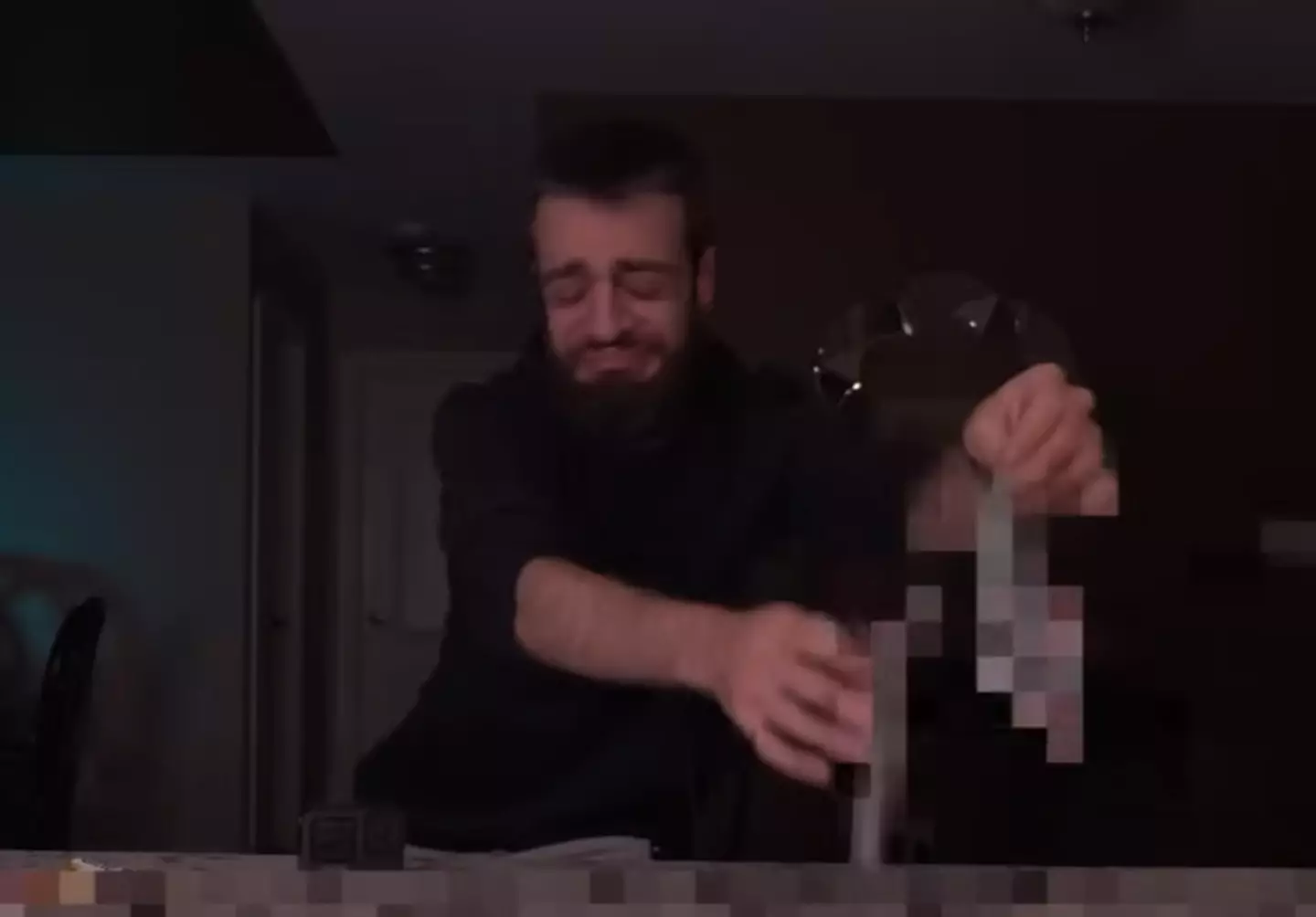He nearly threw up (@CryptoNWO/YouTube)