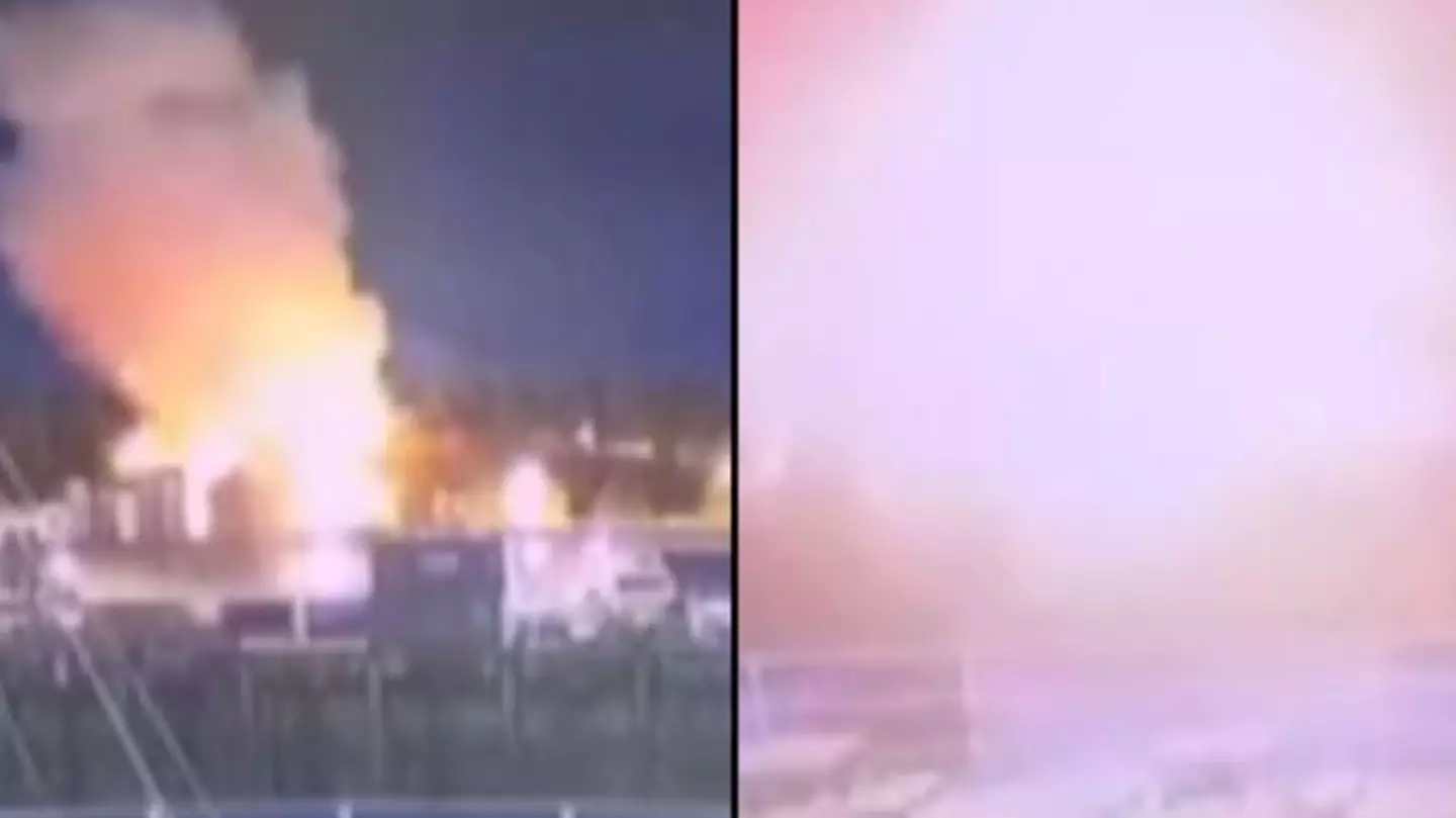 CCTV captures explosion in Jersey which killed one person and left 12 missing