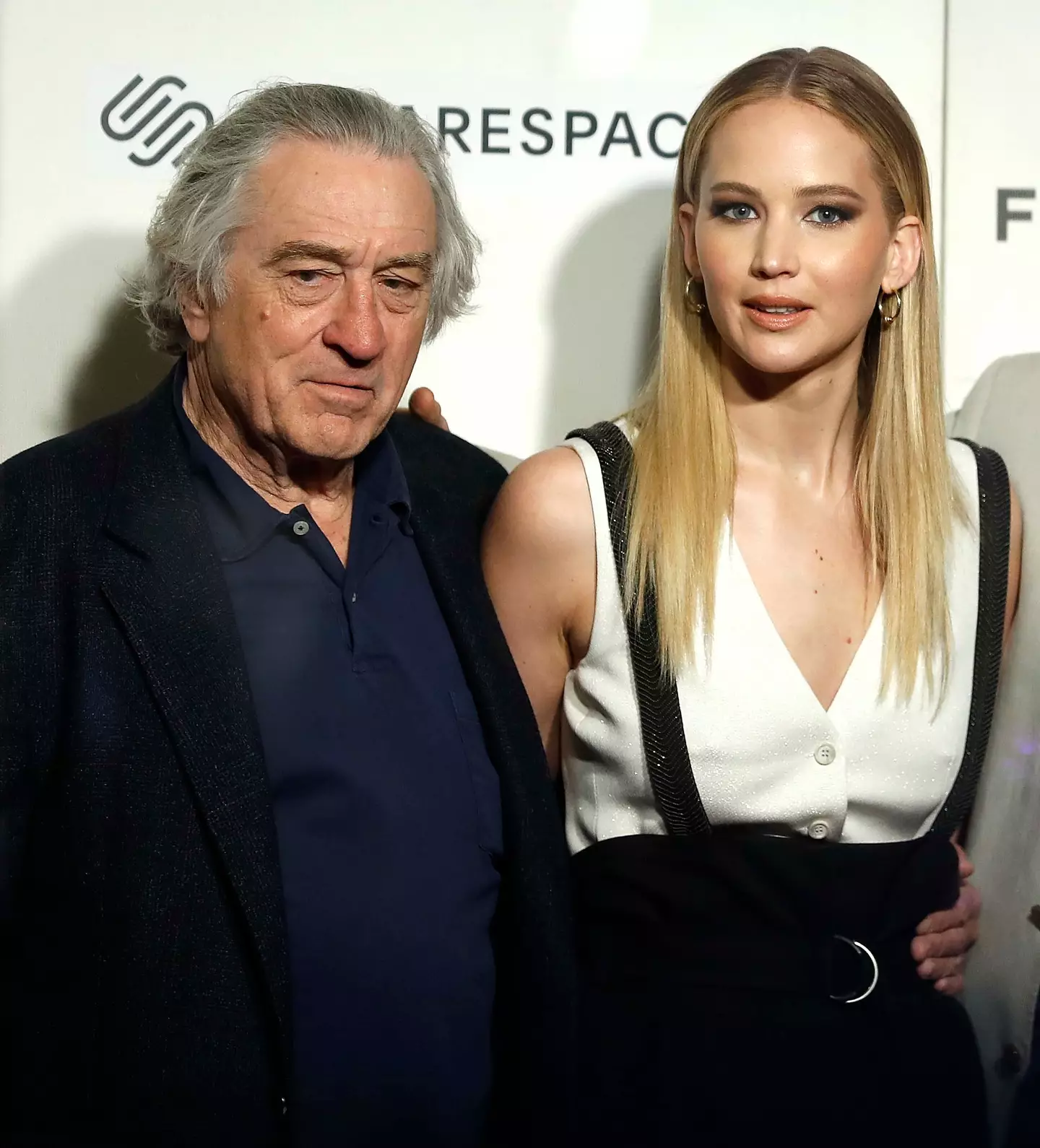 Robert De Niro and Jennifer Lawrence in 2019, the year she got married.