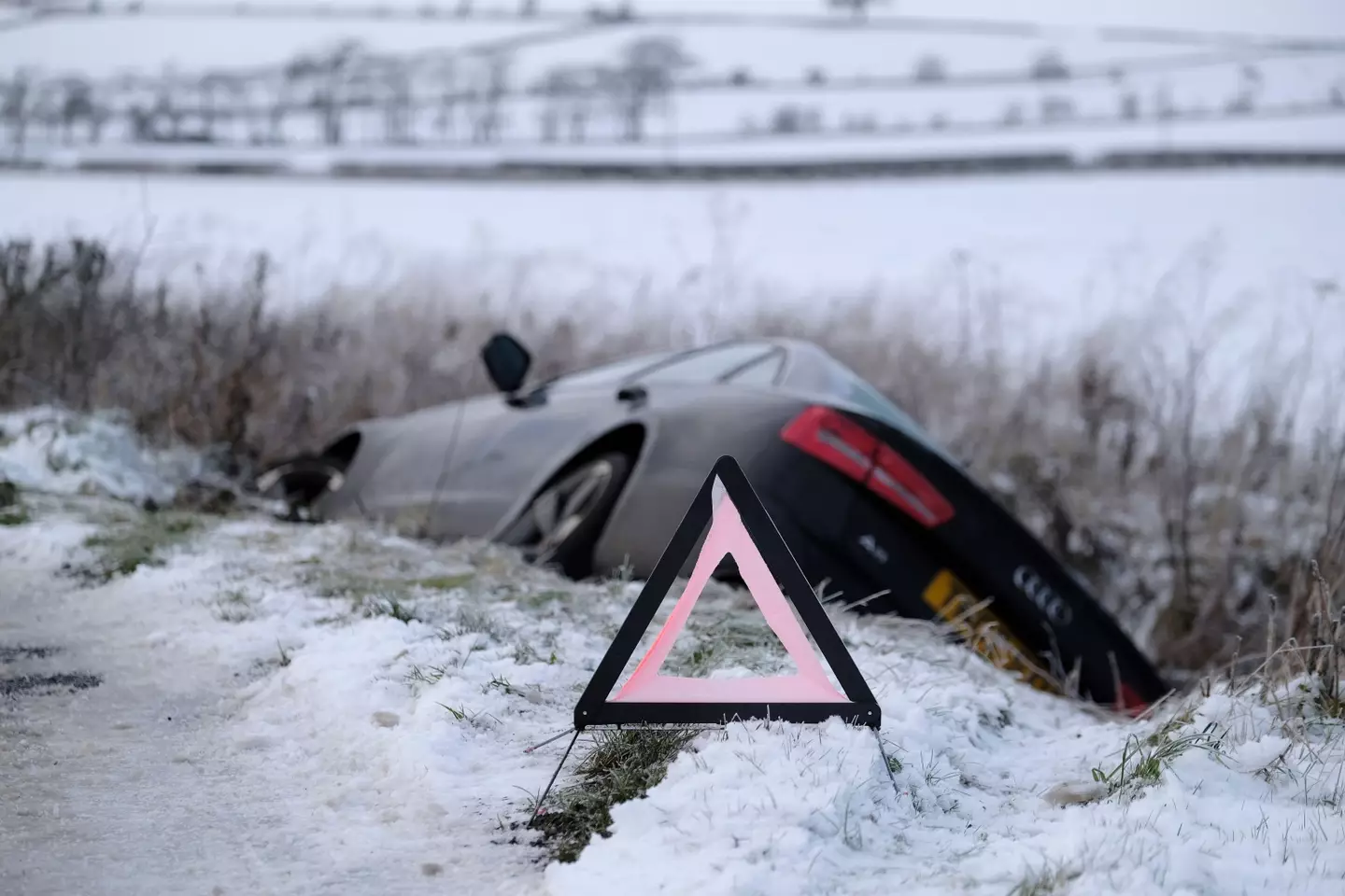 The weather is leading to very dangerous conditions on the UK's roads.