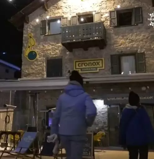 He ordered an American-style feast from the restaurant in Livigno (NBC)