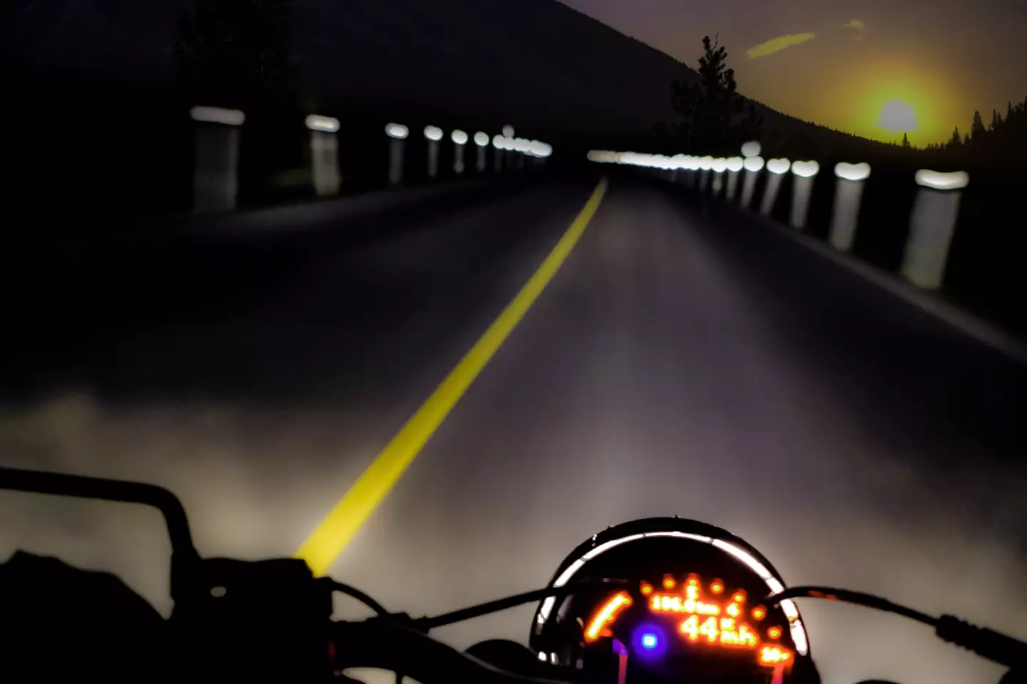 The light of the supermoon could be dangerous for drivers, particularly motorcyclists. (Getty Stock Photo)